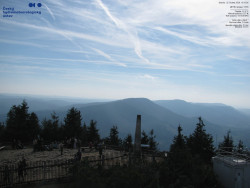 Pohled na jihozápad, Smrk