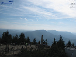 Pohled na jihozápad, Smrk