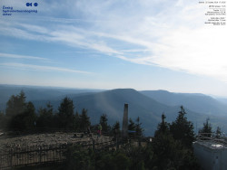 Pohled na jihozápad, Smrk