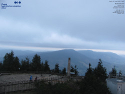 Pohled na jihozápad, Smrk