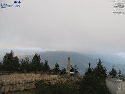 Pohled na jihozápad, Smrk