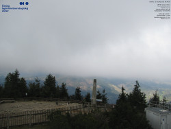 Pohled na jihozápad, Smrk