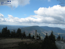 Pohled na jihozápad, Smrk