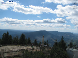 Pohled na jihozápad, Smrk