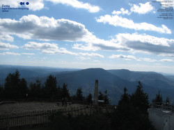 Pohled na jihozápad, Smrk