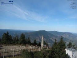 Pohled na jihozápad, Smrk