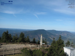 Pohled na jihozápad, Smrk