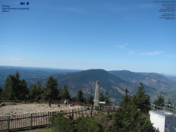 Pohled na jihozápad, Smrk