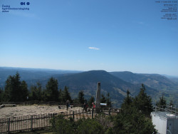 Pohled na jihozápad, Smrk