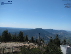 Pohled na jihozápad, Smrk