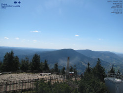 Pohled na jihozápad, Smrk