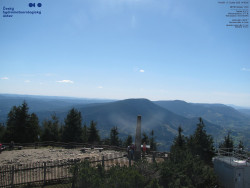 Pohled na jihozápad, Smrk