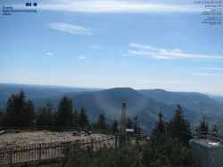 Pohled na jihozápad, Smrk