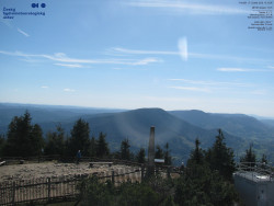 Pohled na jihozápad, Smrk