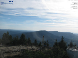 Pohled na jihozápad, Smrk