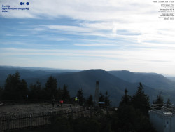 Pohled na jihozápad, Smrk