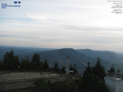 Pohled na jihozápad, Smrk