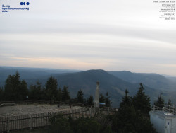 Pohled na jihozápad, Smrk