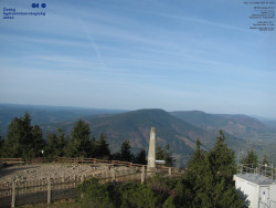 Pohled na jihozápad, Smrk