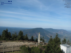 Pohled na jihozápad, Smrk