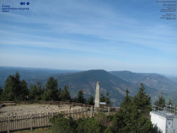 Pohled na jihozápad, Smrk