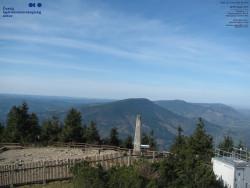 Pohled na jihozápad, Smrk