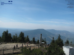 Pohled na jihozápad, Smrk