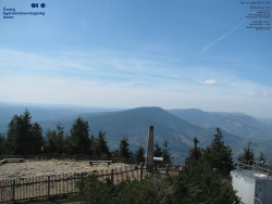 Pohled na jihozápad, Smrk