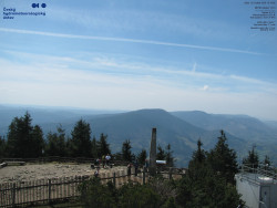 Pohled na jihozápad, Smrk