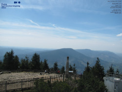 Pohled na jihozápad, Smrk