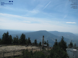 Pohled na jihozápad, Smrk