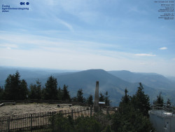 Pohled na jihozápad, Smrk