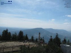 Pohled na jihozápad, Smrk