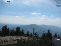 Pohled na jihozápad, Smrk