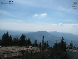 Pohled na jihozápad, Smrk