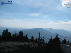 Pohled na jihozápad, Smrk