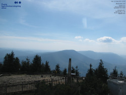 Pohled na jihozápad, Smrk