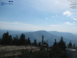 Pohled na jihozápad, Smrk