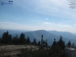 Pohled na jihozápad, Smrk