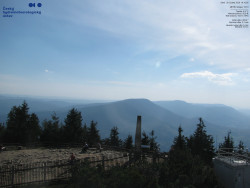 Pohled na jihozápad, Smrk