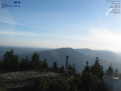 Pohled na jihozápad, Smrk