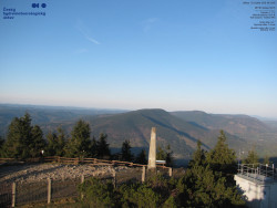 Pohled na jihozápad, Smrk