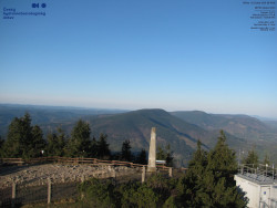 Pohled na jihozápad, Smrk