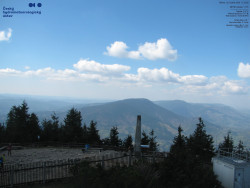 Pohled na jihozápad, Smrk