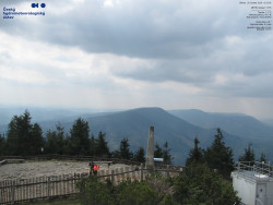 Pohled na jihozápad, Smrk