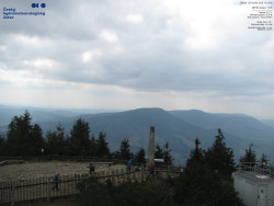 Pohled na jihozápad, Smrk