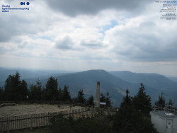 Pohled na jihozápad, Smrk