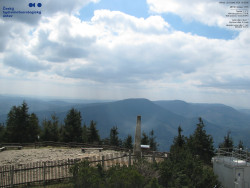 Pohled na jihozápad, Smrk