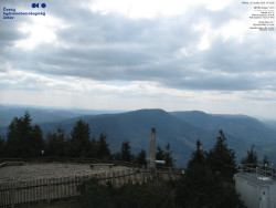 Pohled na jihozápad, Smrk