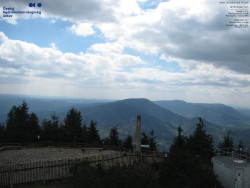 Pohled na jihozápad, Smrk